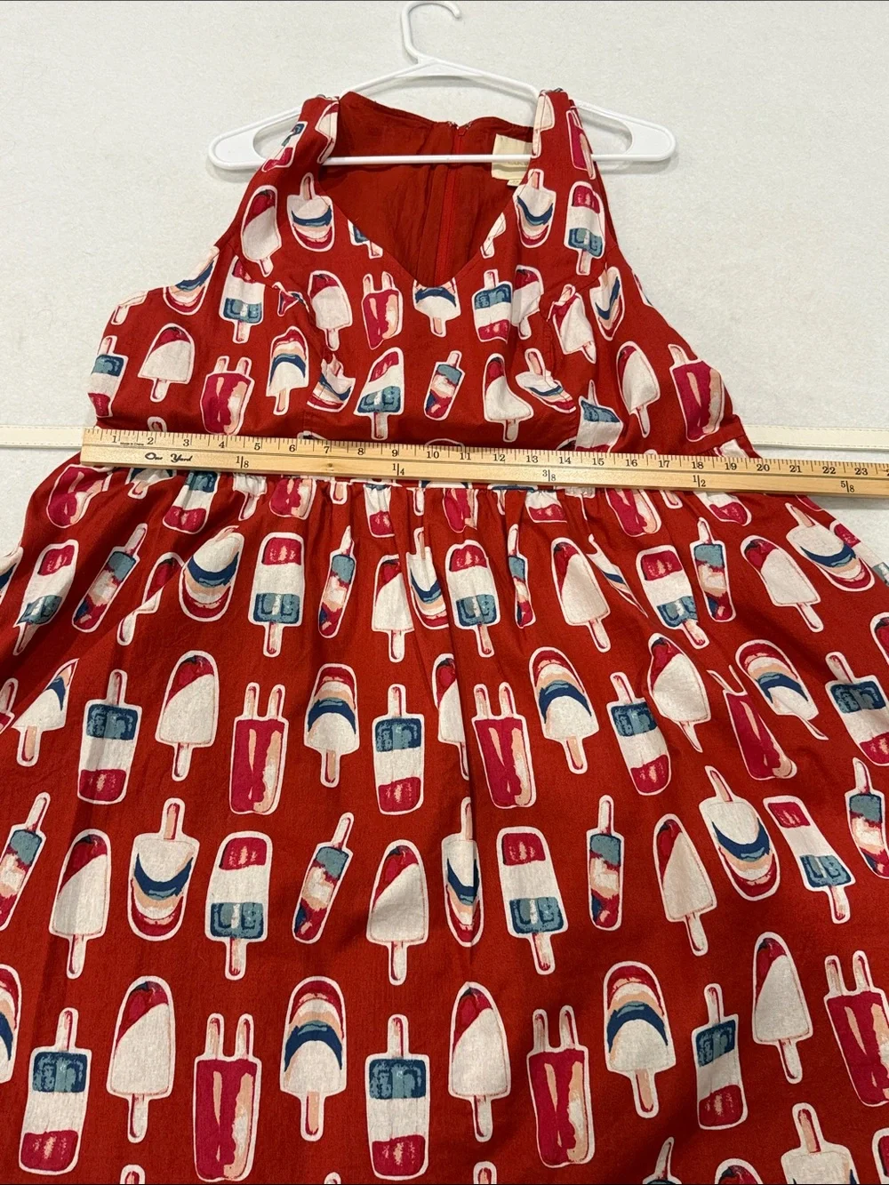 Modcloth Red Popsicle Print Sleeveless Dress - Picture 4 of 7
